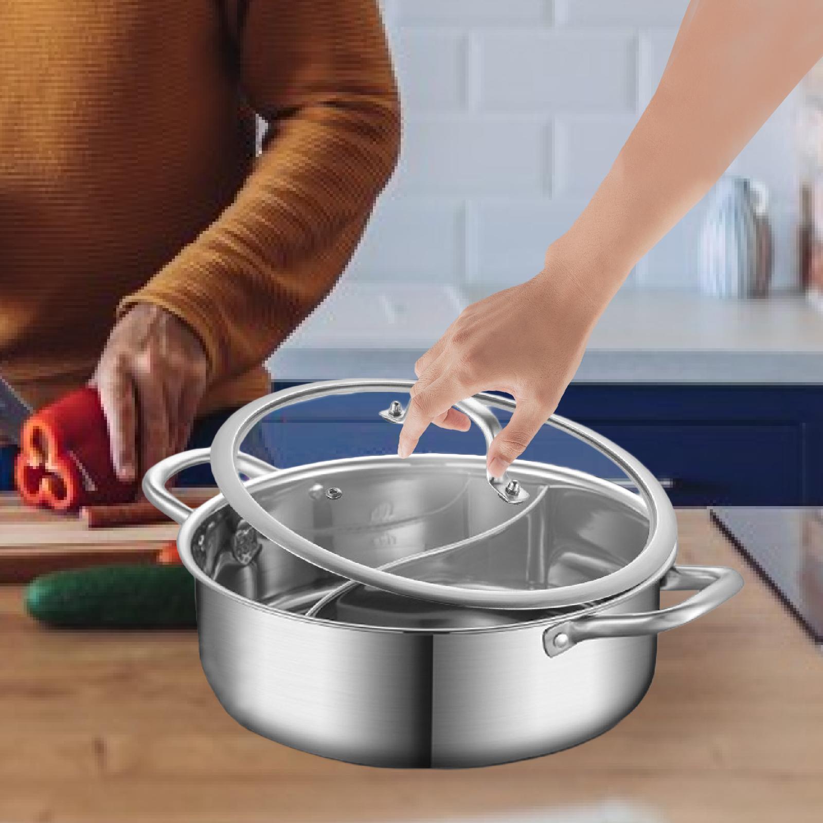 仕切り付きの鍋、ガス式、中華料理用、ステンレス製、家庭用・レ - Home Cooking Gas のレビューと価格